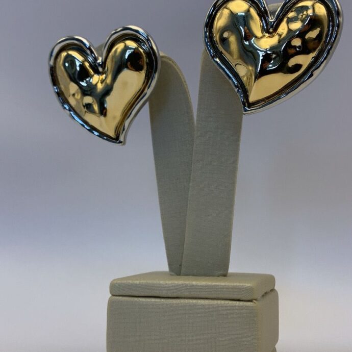 Brinco Coração Dourado