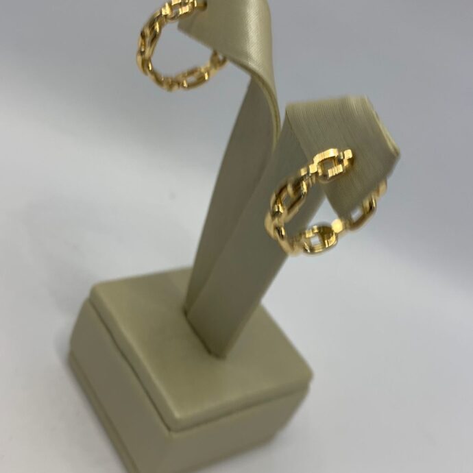 Brinco Modelo Corrente Dourado